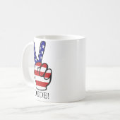 Mug Paix américaine (Devant gauche)