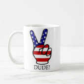 Mug Paix américaine (Gauche)