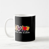 Mug Paix Amour 100 Jours D'école  (Gauche)
