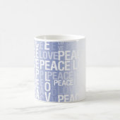 Mug Paix Amour Blanc Violet (Centre)
