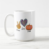Mug Paix amour chute (Gauche)