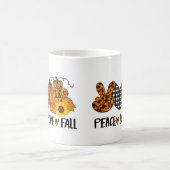 Mug Paix amour chute (Centre)