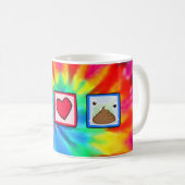 Mug Paix, amour, dunette (Devant droit)