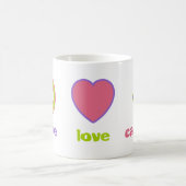 Mug Paix, amour et calcul (Centre)