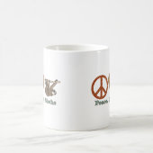 Mug Paix, amour et fentes (Centre)