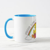 Mug Paix, Amour et Rue Sésame (Gauche)
