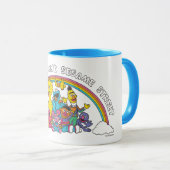 Mug Paix, Amour et Rue Sésame (Devant droit)