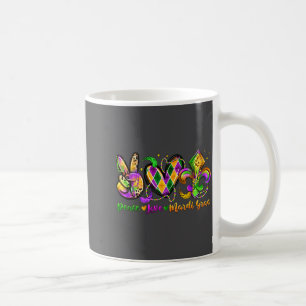 Mug Paix Amour Fleur De Lis Mardi Gras 2026 Carnaval N