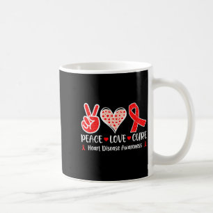 Mug Paix. Amour. Guérison - Mois de sensibilisation à