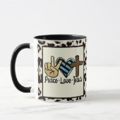 Mug Paix amour Jésus (Gauche)