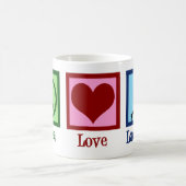 Mug Paix Amour Lacrosse (Centre)