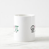 Mug paix amour pi (Centre)
