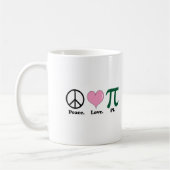 Mug paix amour pi (Gauche)