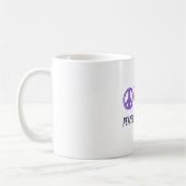 Mug Paix Amour Soins infirmiers (Gauche)