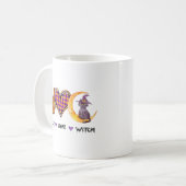 Mug Paix, Amour, Sorcière (Devant gauche)