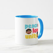 Mug Paix Amour Unité (Devant droit)