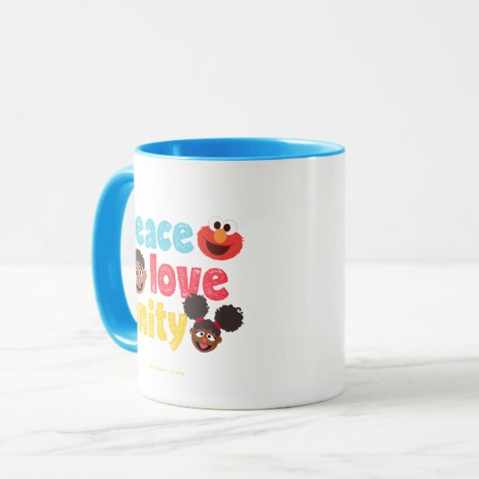 Mug Paix Amour Unité (Devant gauche)