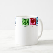 Mug Paix Amour Vol Libre (Devant droit)