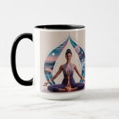 Mug Paix, Amour, Yoga" (Gauche)