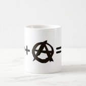 Mug Paix + Anarchie = amour (Centre)