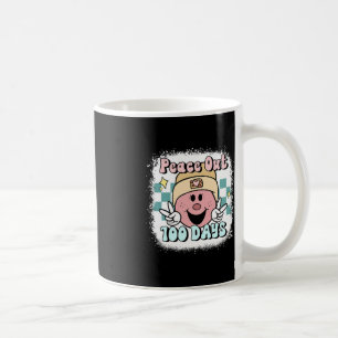 Mug Paix blanchie 100 jours de sourire scolaire Visage