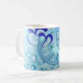 Mug Paix bleue (Devant gauche)