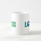 Mug Paix Brésil d'amour (Centre)