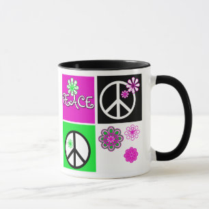 Mug Paix chaude de couleurs
