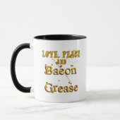 Mug Paix d'amour et graisse de lard (Gauche)