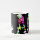 Mug "PAIX" dans l'art des fleurs Imprimer (Centre)