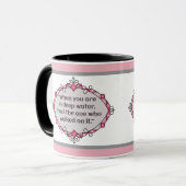 Mug Paix dans les eaux profondes (Devant gauche)