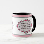Mug Paix dans les eaux profondes (Devant droit)