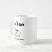 MUG PAIX DE CAFÉ AGRÉABLEMENT SILENCE (Devant gauche)