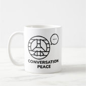Mug Paix de la conversation (Gauche)