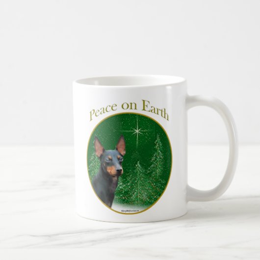 Mug Paix de Manchester Terrier (Droite)
