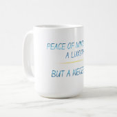 Mug Paix d'esprit (Devant gauche)