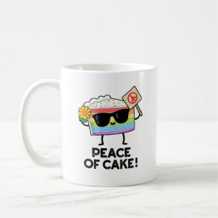 Mug Paix Du Gâteau Amusant Pun De Nourriture