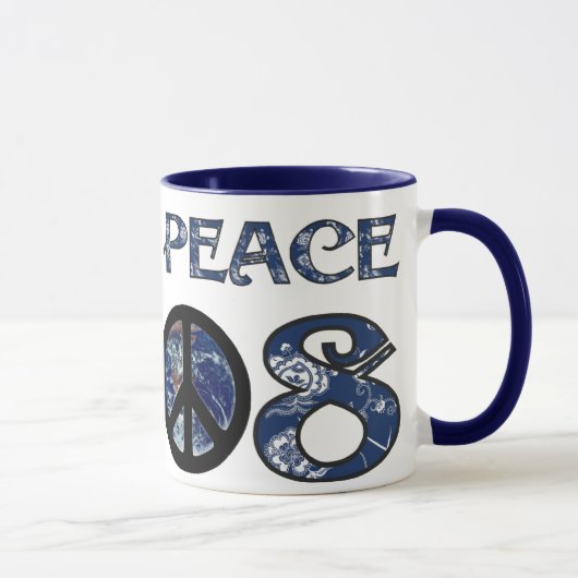 Mug Paix du monde 2008 v1 (Droite)