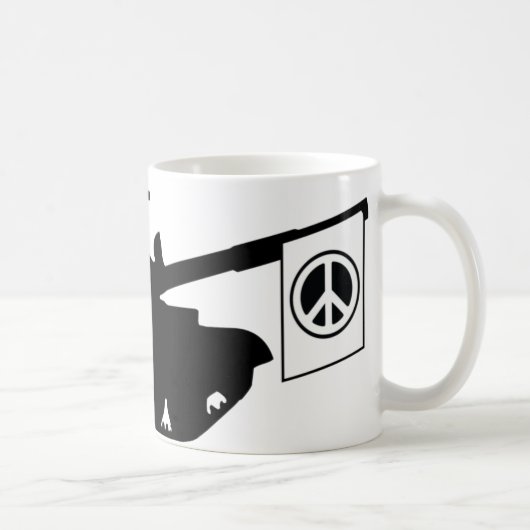 Mug Paix du monde ! Pas guerre (Droite)