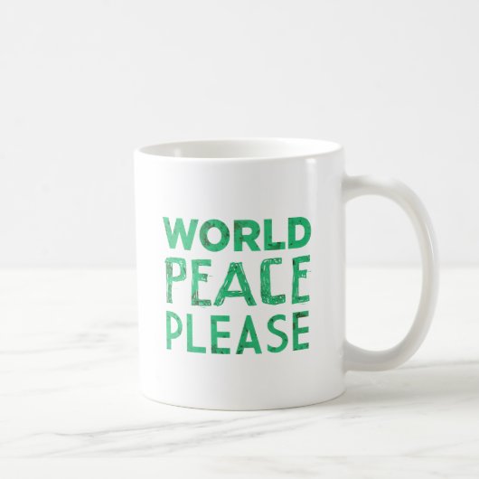 Mug Paix du monde svp (Droite)