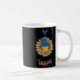 Mug Paix en Ukraine Colombe et chat debout avec l'Ukra