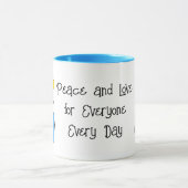 Mug Paix et amour (Centre)