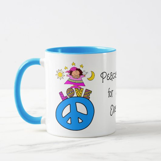 Mug Paix et amour (Gauche)