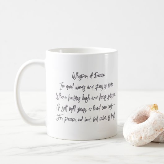 Mug Paix et amour (Avec donut)