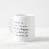Mug Paix et amour (Devant gauche)
