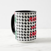 Mug Paix et amour (Devant gauche)