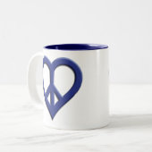 Mug Paix et Amour (Devant gauche)