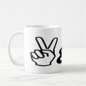 Mug Paix et amour (Gauche)