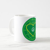 Mug Paix et amour autour du monde (Devant gauche)