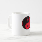 Mug Paix et amour Yinyang (Devant gauche)